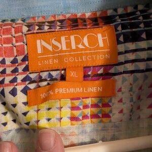 Inserch Men's Casual Button Down Shirt - Multicolor